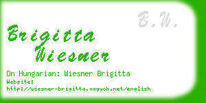 brigitta wiesner business card